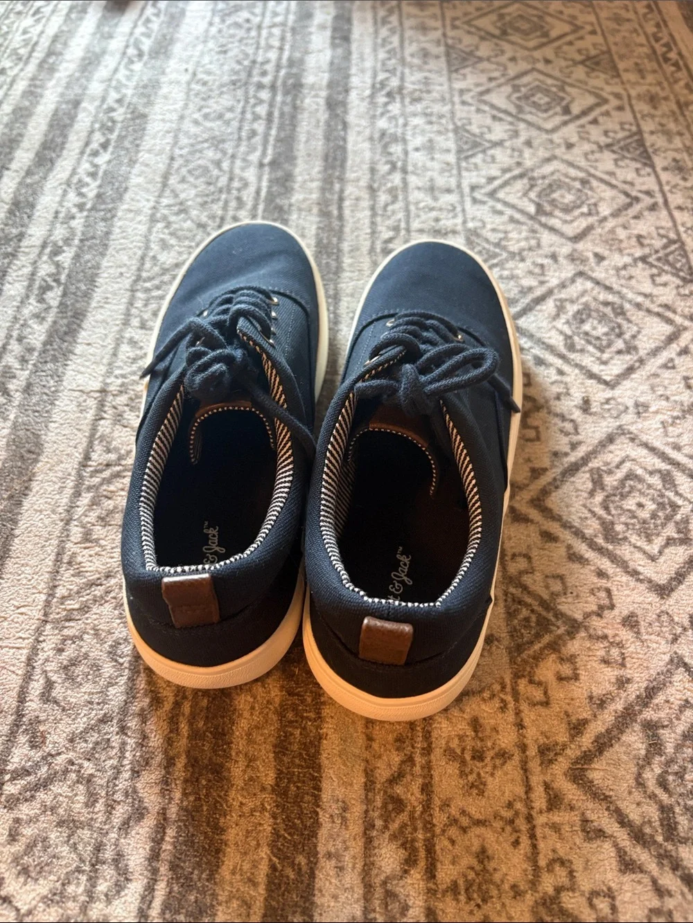 Cat & Jack Navy Canvas Low-Top Boy’s Sneakers